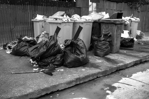 Shoreditch office space being cleared by professionals