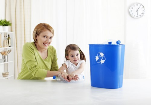 Sustainable waste management practices in a Shoreditch office